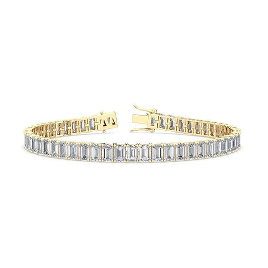 Emerald-Cut Diamond Tennis Bracelet Collection