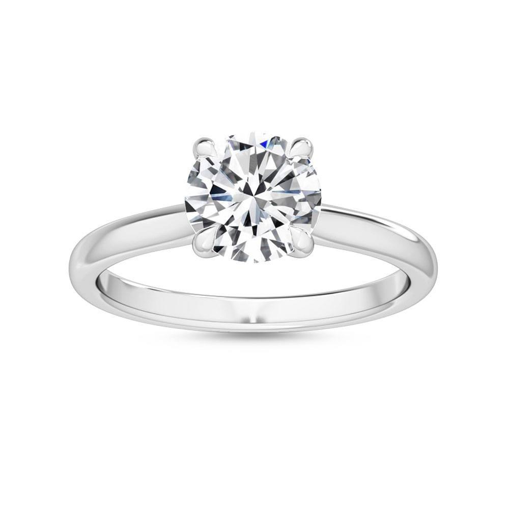 Classic Prong-Set Solitaire Diamond Ring