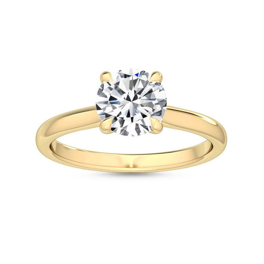 Classic Prong-Set Solitaire Diamond Ring