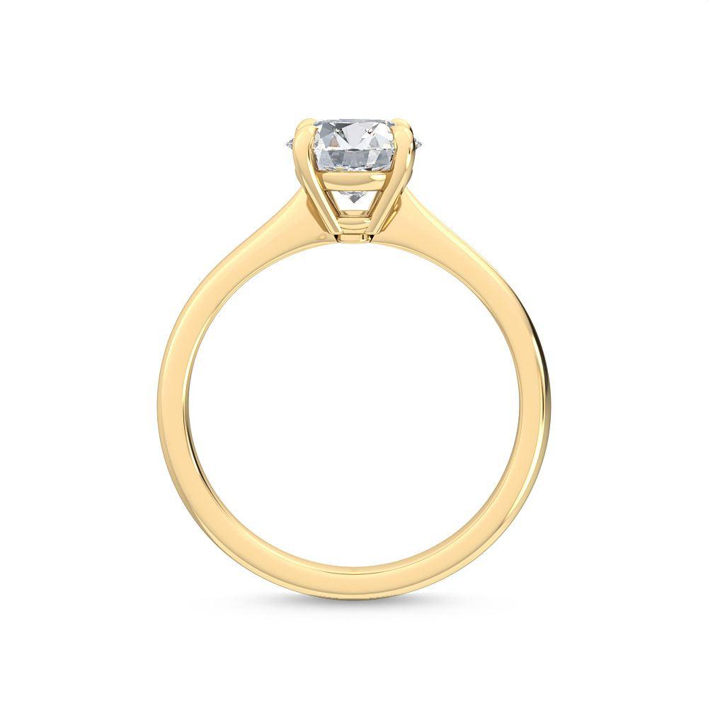 Classic Prong-Set Solitaire Diamond Ring
