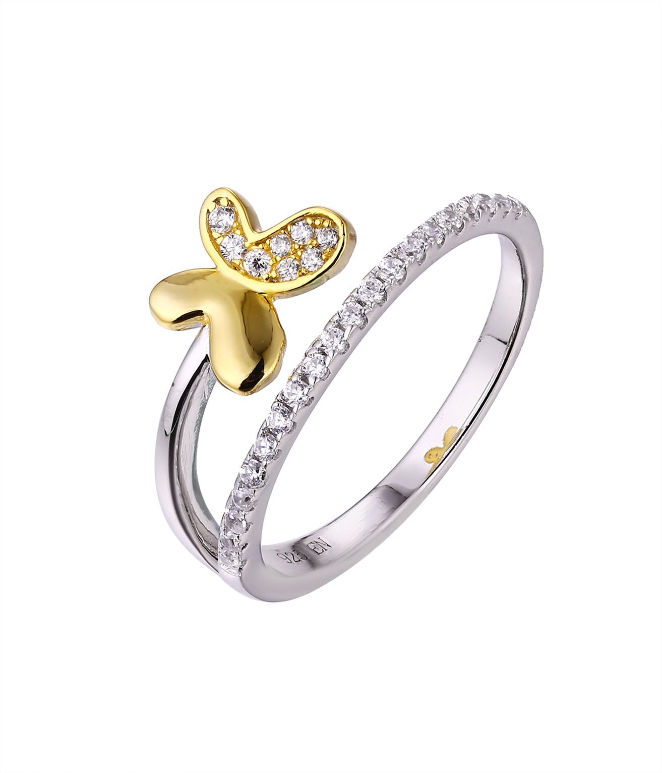 Yellow Gold Butterfly Ring