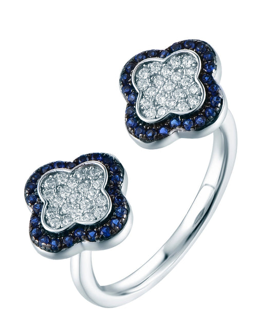 Four Leaf Clover Design Ring