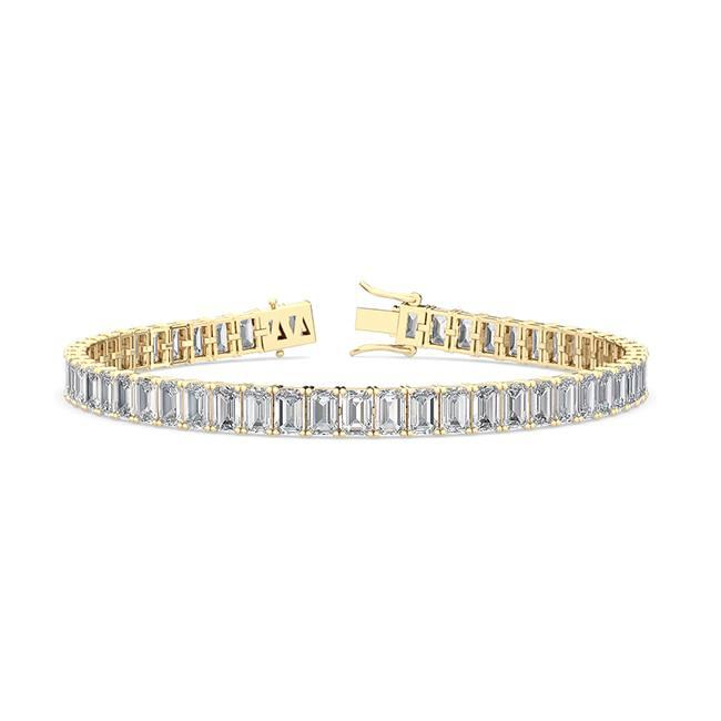 Emerald-Cut Diamond Tennis Bracelet Collection