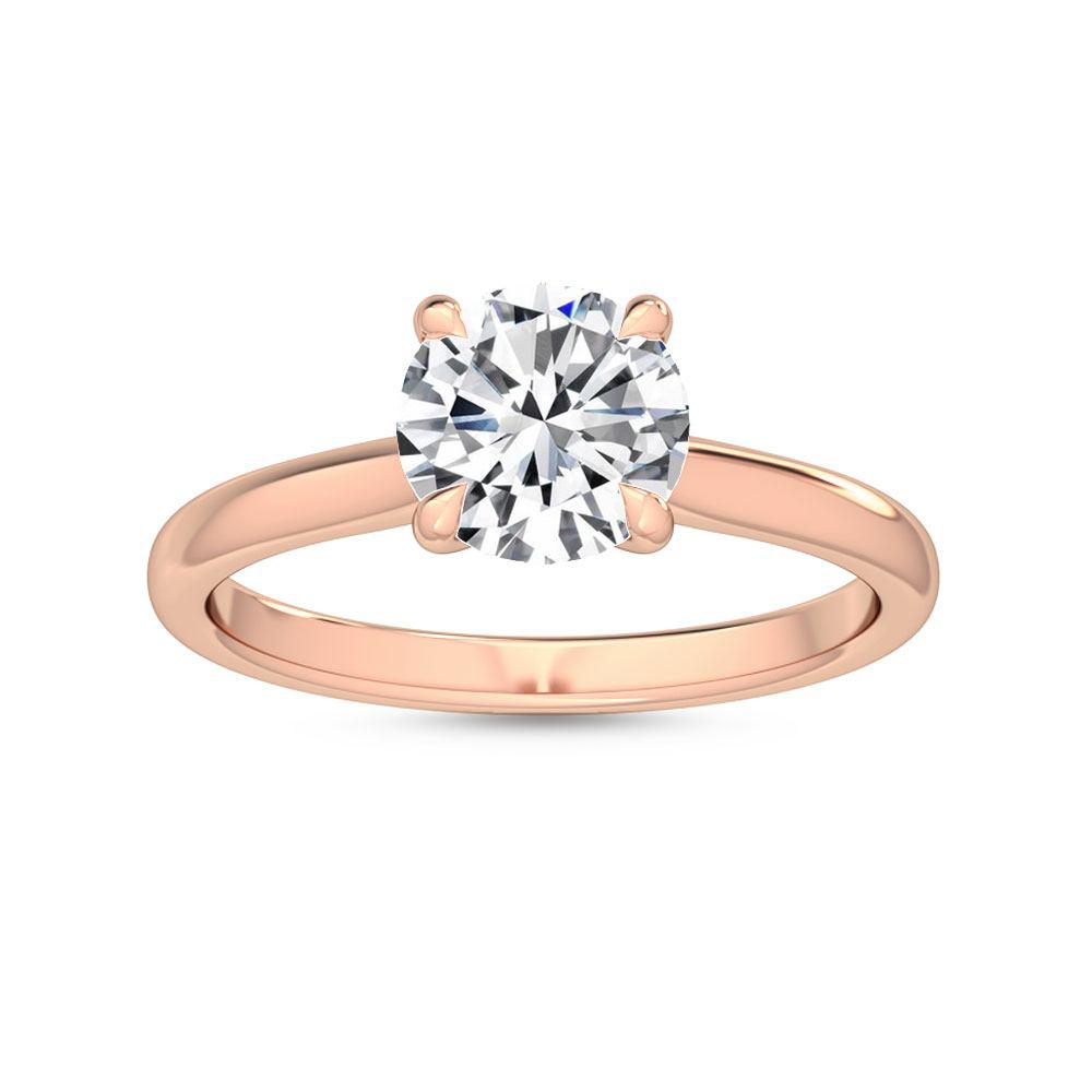 Classic Prong-Set Solitaire Diamond Ring