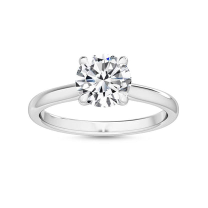 Classic Prong-Set Solitaire Diamond Ring