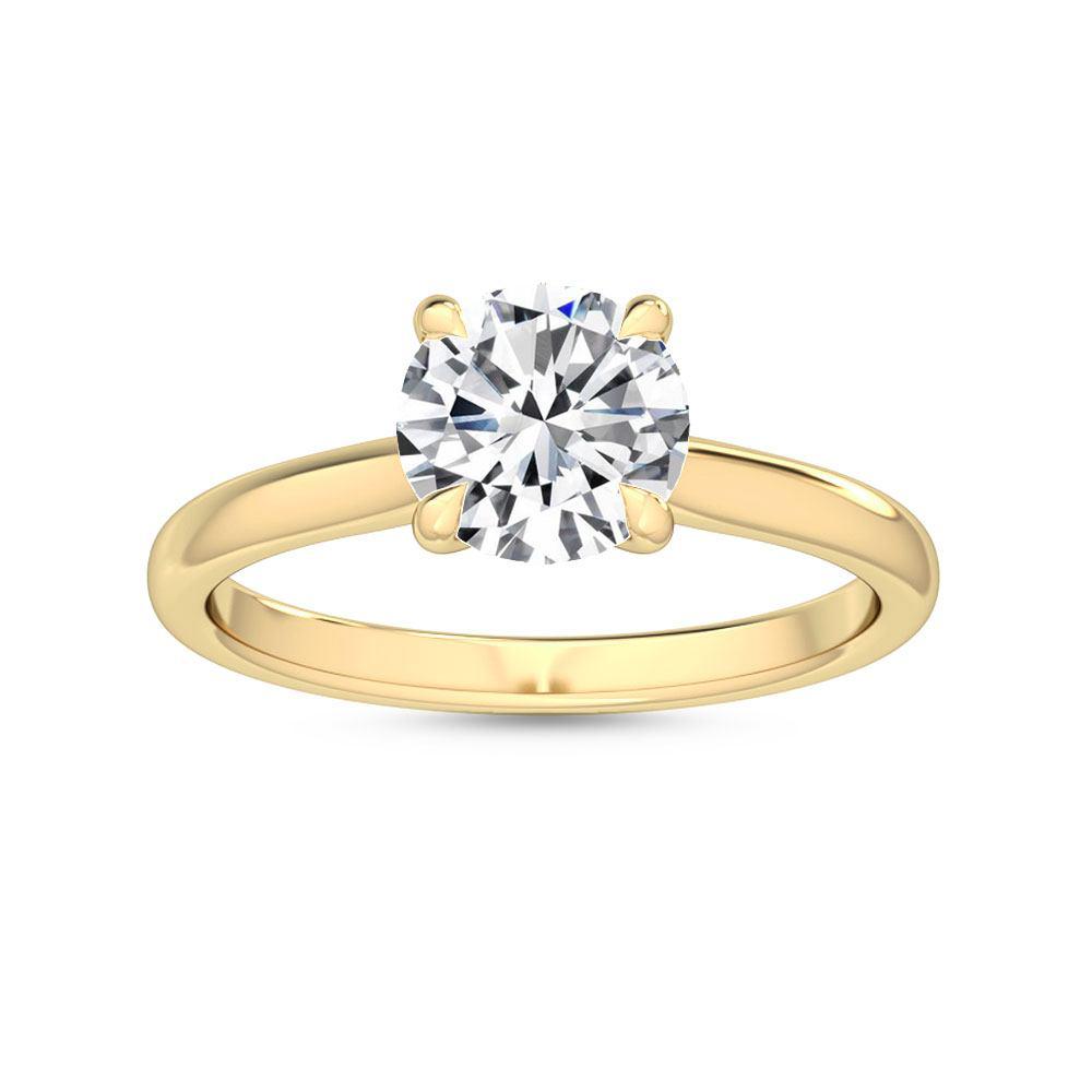 Classic Prong-Set Solitaire Diamond Ring